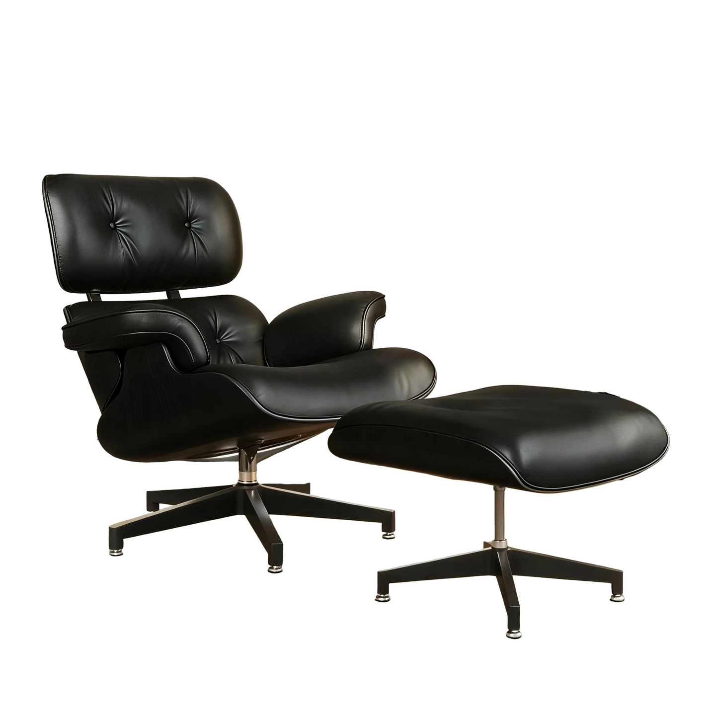 Sillón y otomana: un icono del diseño que combina lujo y comodidad 