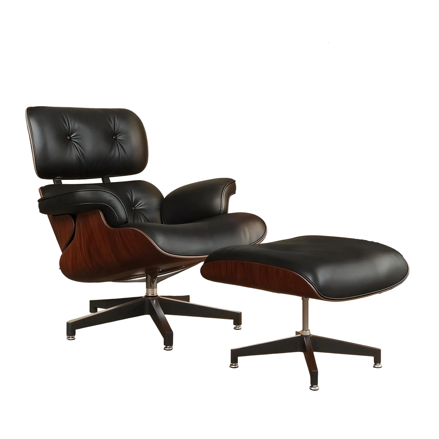 Sillón y otomana: un icono del diseño que combina lujo y comodidad 