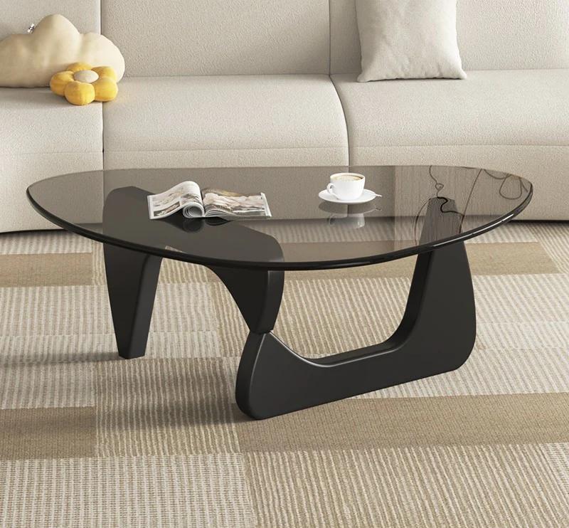 Glass Wood Coffee Table – Strong, Sleek, and Space-Smart