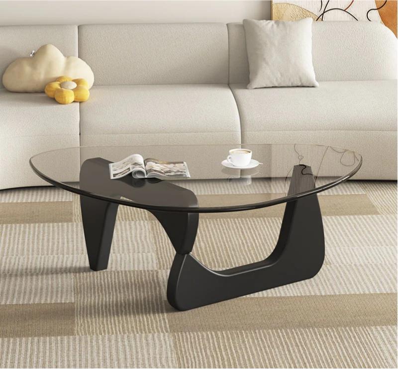Glass Wood Coffee Table – Strong, Sleek, and Space-Smart