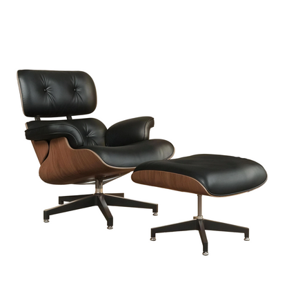 Sillón y otomana: un icono del diseño que combina lujo y comodidad 