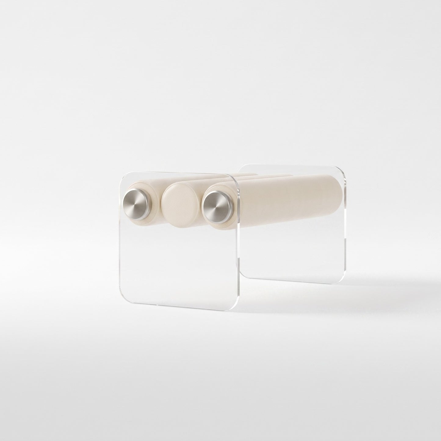 Italian Minimalist Acrylic Lounge Chair — A Transparent Fusion of Modern Design and Comfort
