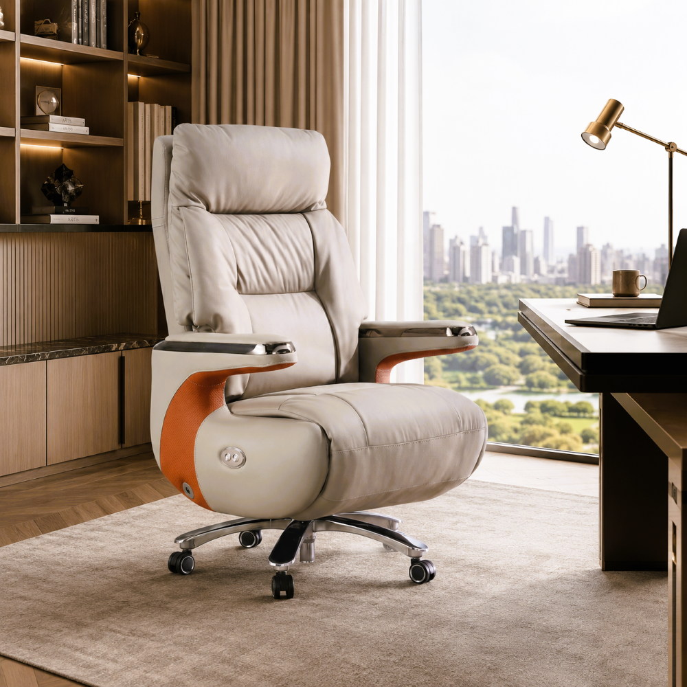 Sillón ejecutivo de cuero con masaje inteligente: un nuevo estándar de comodidad y lujo moderno