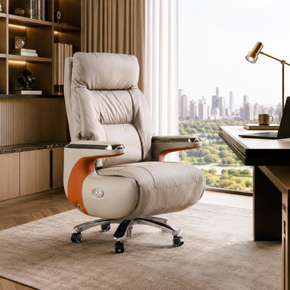 Sillón ejecutivo de cuero con masaje inteligente: un nuevo estándar de comodidad y lujo moderno