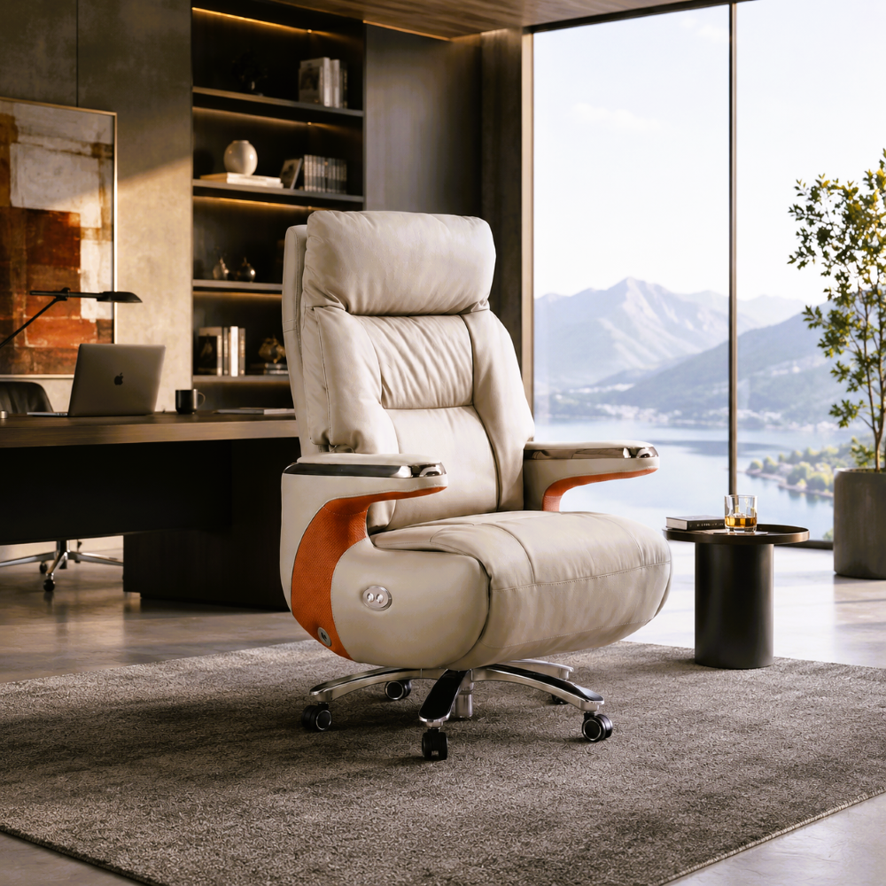Sillón ejecutivo de cuero con masaje inteligente: un nuevo estándar de comodidad y lujo moderno