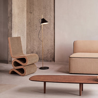 Corrugated Cardboard Wiggle Chair — A Creative Fusion of Eco-Design and Modern Form