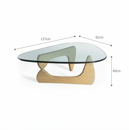 Edición de lujo de la mesa de centro Noguchi: belleza geométrica para espacios modernos 