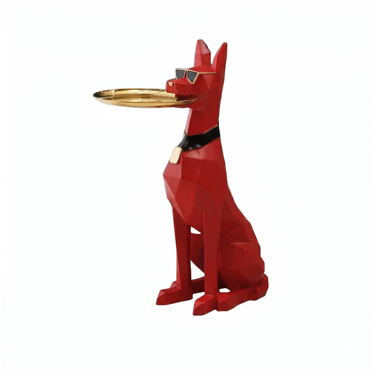 Figura de perro caballero: artesanía exquisita que ilumina el arte de los rincones 