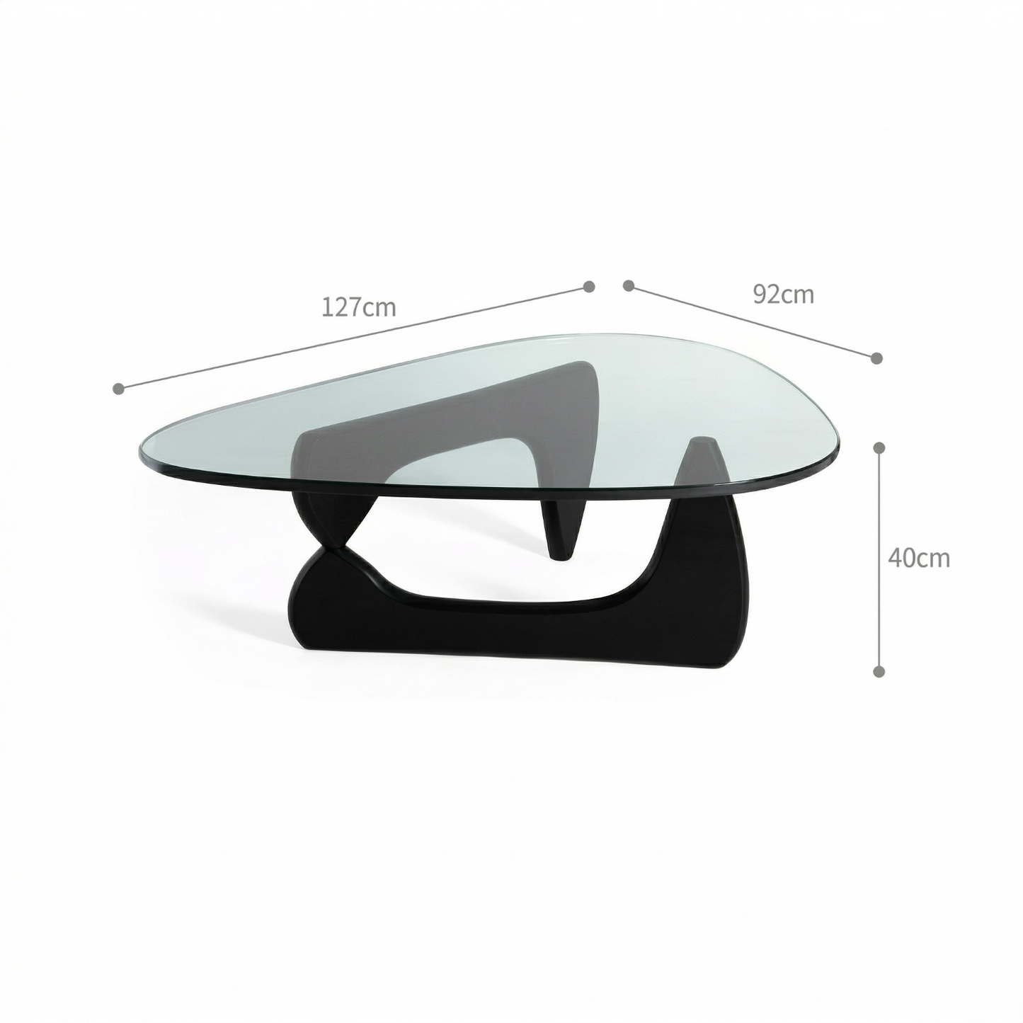 Edición de lujo de la mesa de centro Noguchi: belleza geométrica para espacios modernos 