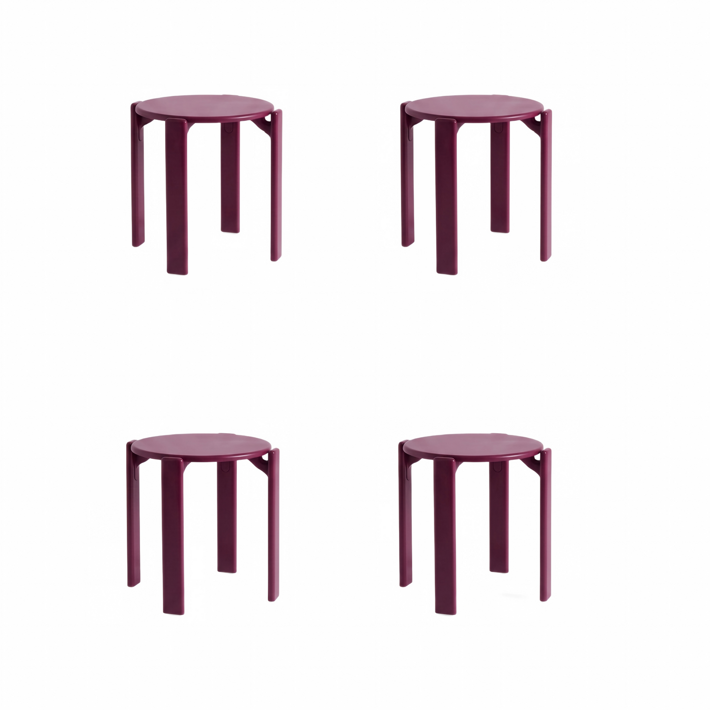 Rey Stool Replica – Versatile Stackable Wooden Stool & Modern Minimalist Elegance