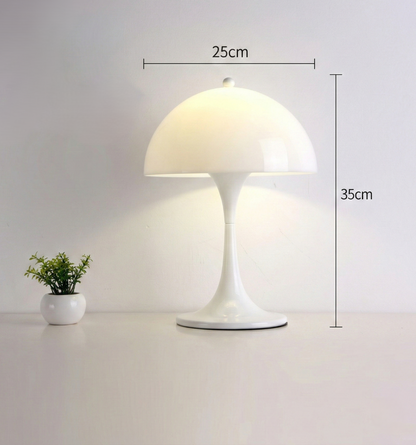 Panthella Table Lamp – Mid-Century Mushroom Table Lamp with Soft Diffused Light