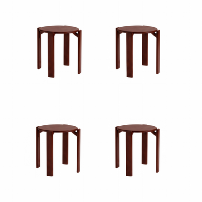 Rey Stool Replica – Versatile Stackable Wooden Stool & Modern Minimalist Elegance