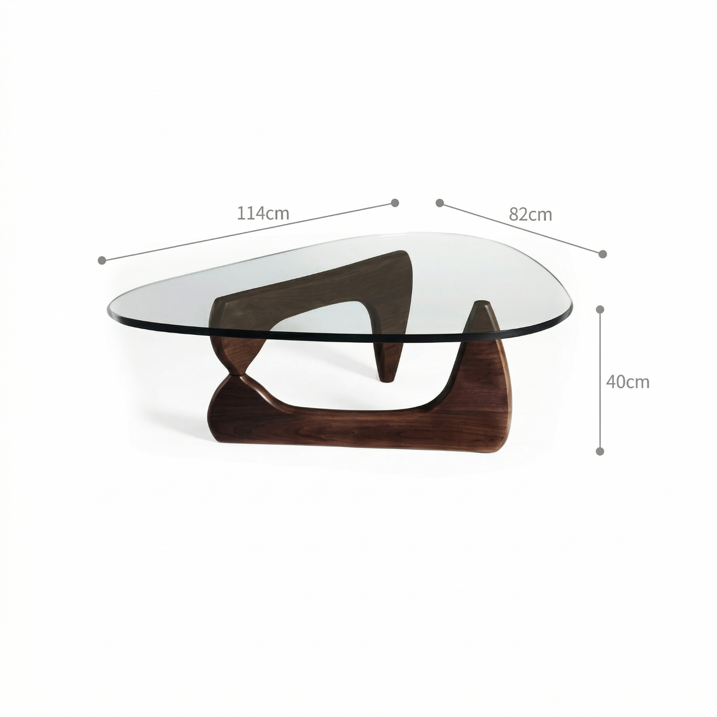 Edición de lujo de la mesa de centro Noguchi: belleza geométrica para espacios modernos 