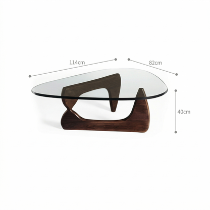 Edición de lujo de la mesa de centro Noguchi: belleza geométrica para espacios modernos 