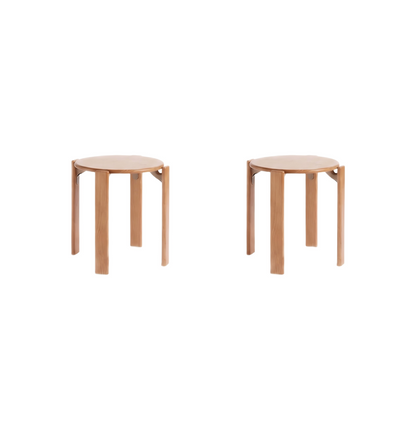 Rey Stool Replica – Versatile Stackable Wooden Stool & Modern Minimalist Elegance