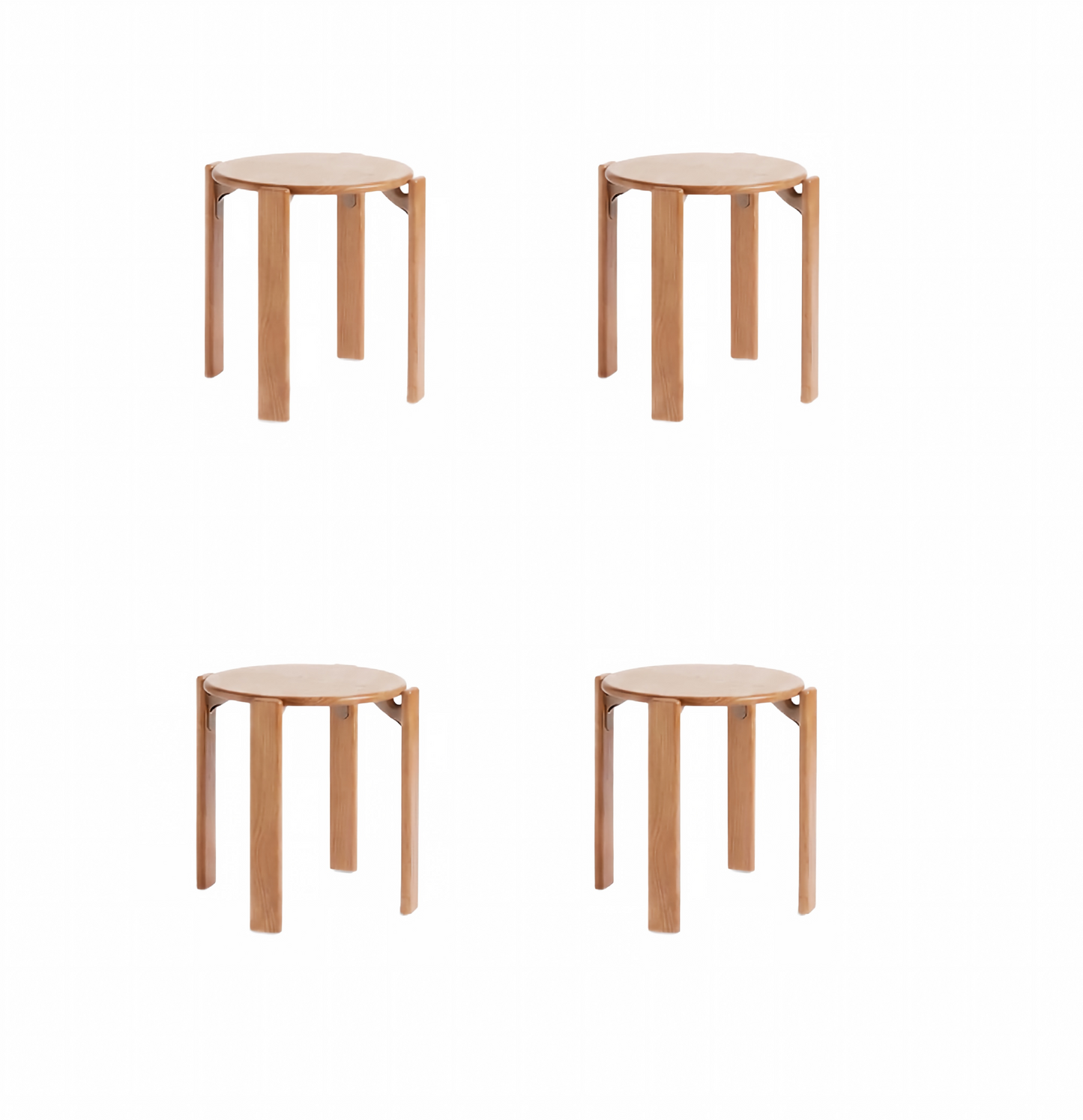 Rey Stool Replica – Versatile Stackable Wooden Stool & Modern Minimalist Elegance