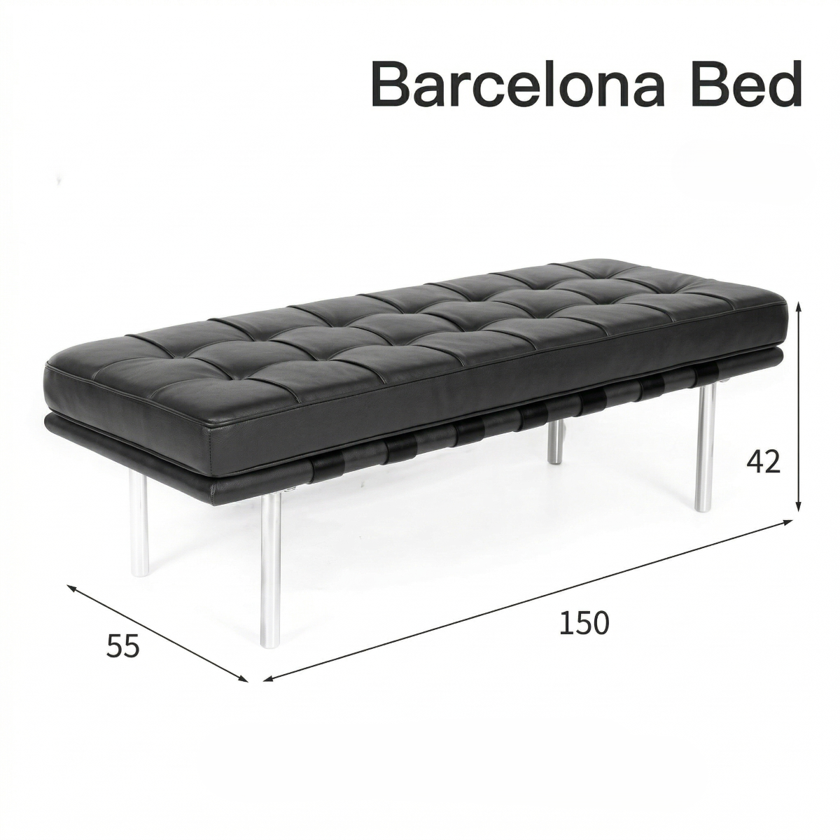 Sofá cama Barcelona: la estética Bauhaus de la vida 