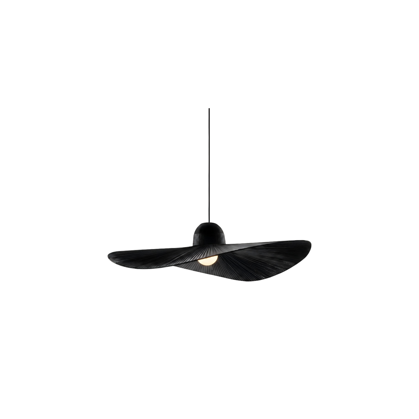 French Straw Hat Fabric Chandelier – Effortless Elegance & Timeless Style