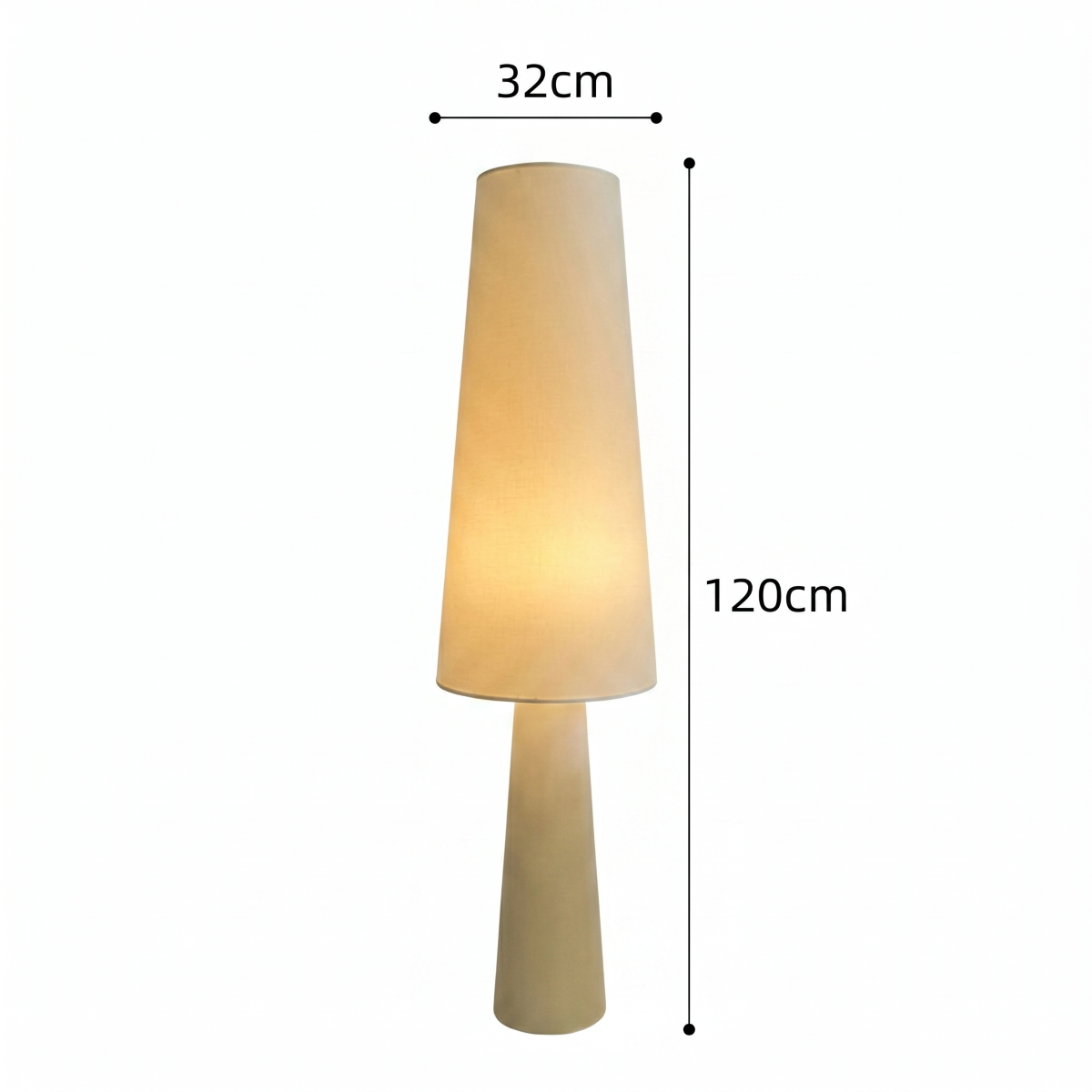 Wabi-Sabi Art Fabric Lampshade-Zen-inspired Home Decor Artwork