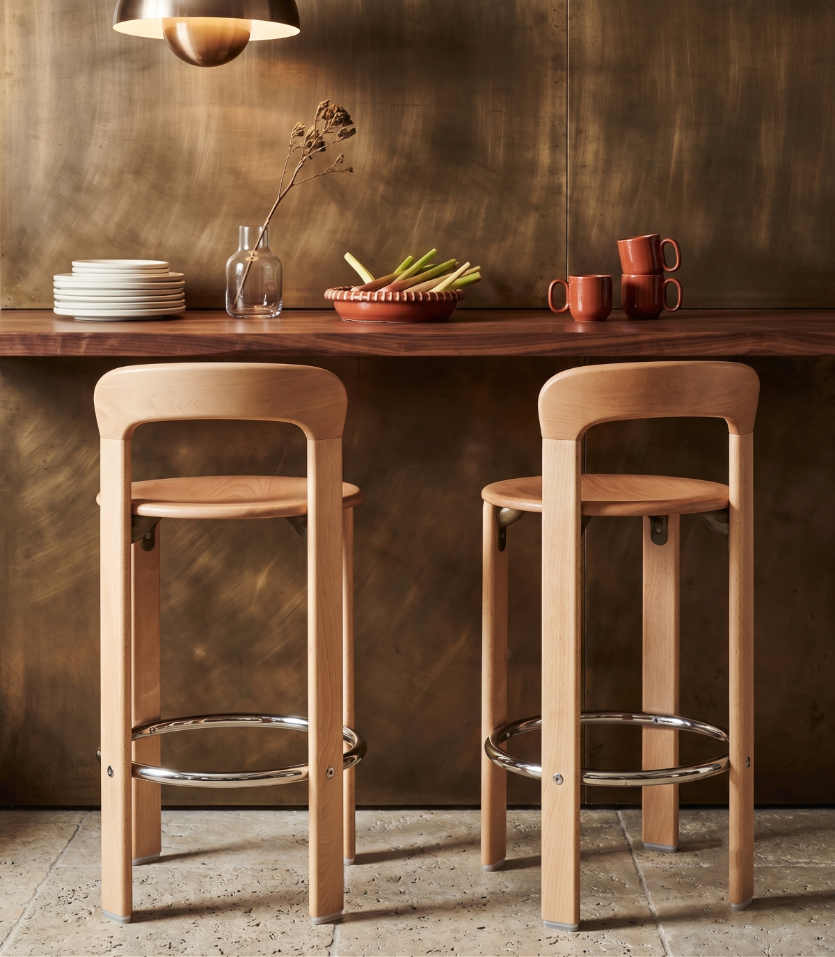 Rey Bar Stool Replica – Minimalist Nordic Design & Mid-Century Charm