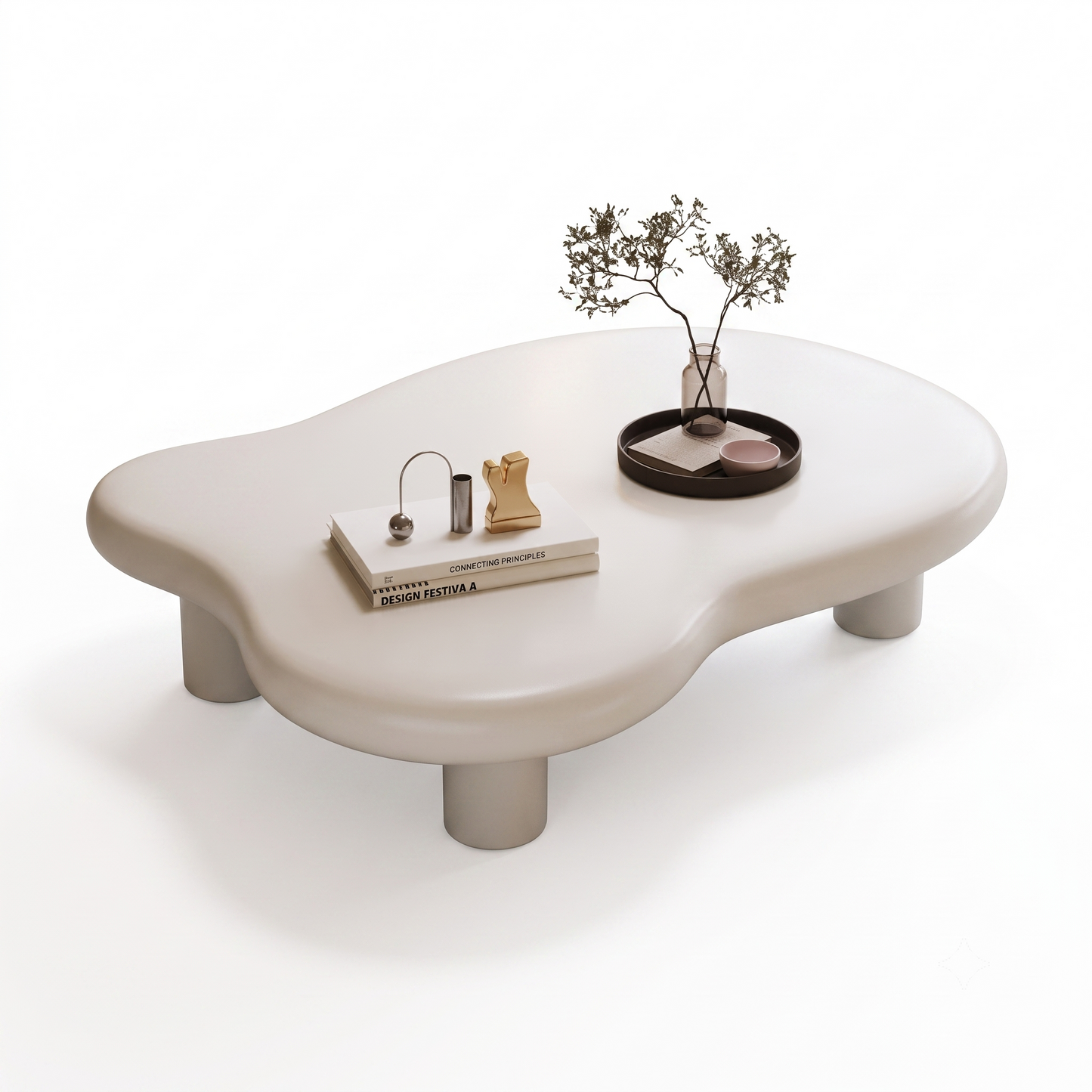 Minimalist Cloud Coffee Table – Effortless Style & Playful Modern Aesthetics