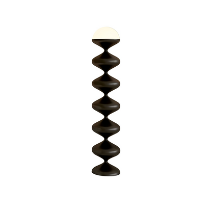 French Gourd Floor Lamp – Creative Mid-Century Design & Modern Cream Style