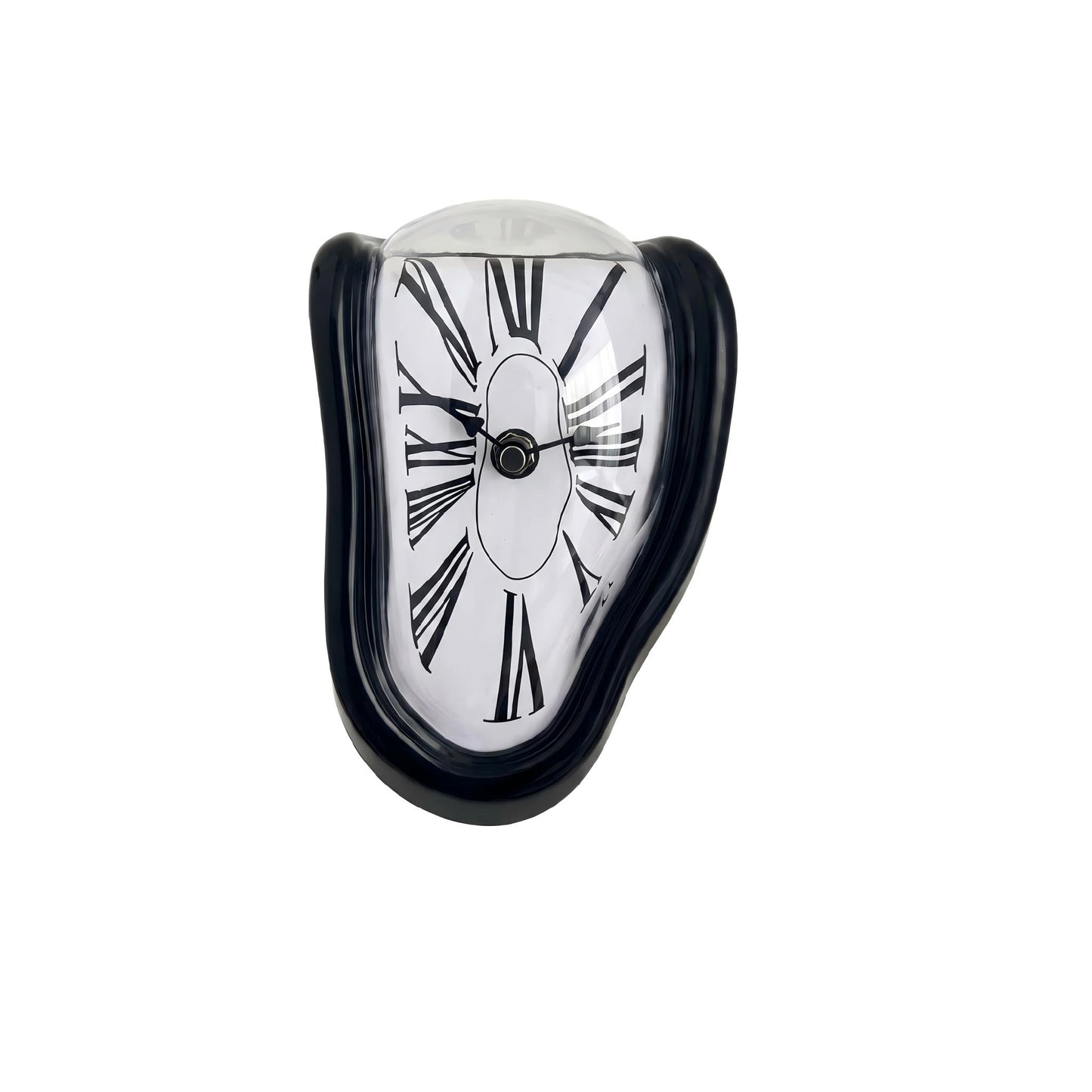 Surrealist Melting Clock – Retro Roman Numeral Desk Corner Clock for Creative Home Decor