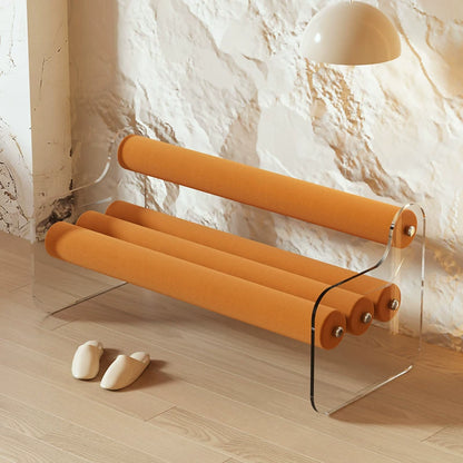 SNEED Eklektische Acrylbank – Sitzmöbel im Space-Age-Design