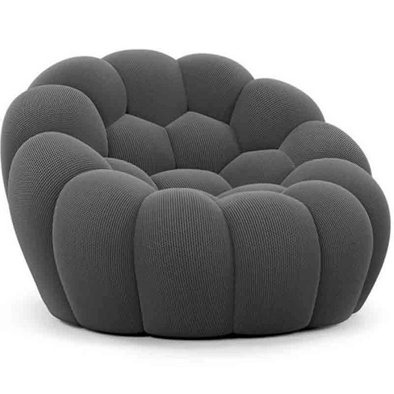 French Italian Trending Bubble Soccer Artistic Curved Elegant Sofa