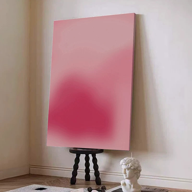 Modern Pink Series Wall Art – Elegant & Light Luxury Design for Cream-Style Spaces