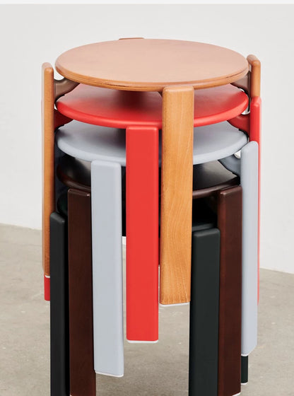 Rey Stool Replica – Versatile Stackable Wooden Stool & Modern Minimalist Elegance