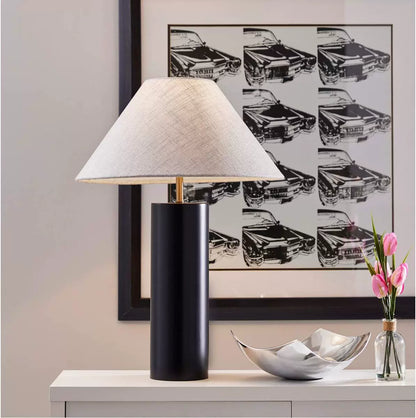 Mid-Century Solid Wood Table Lamp – A Timeless Designer Art Piece for Everyday Living