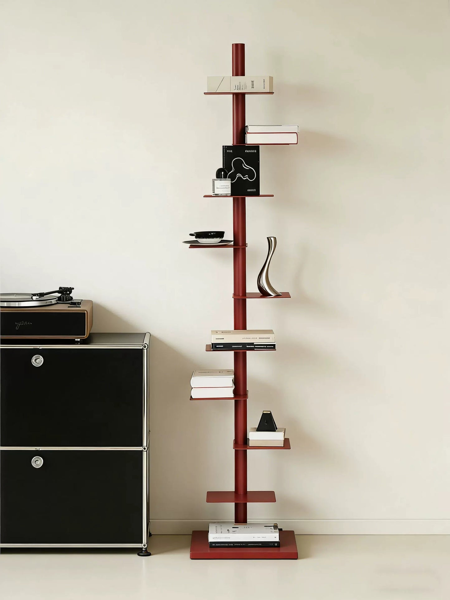 Rotating Invisible Bookshelf — Creative Minimalist Design for Modern Storage & Display