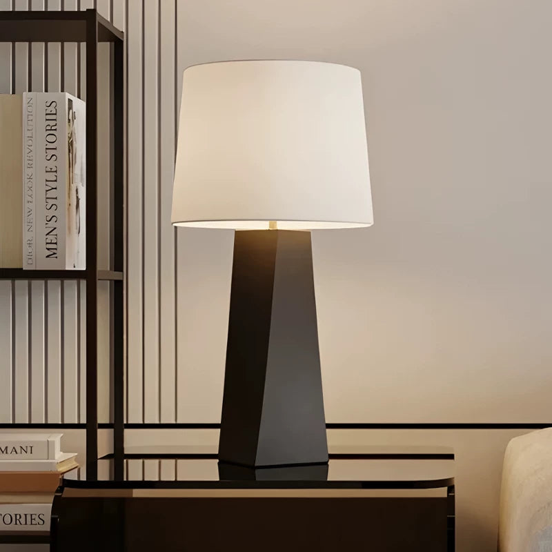 Mid-Century Solid Wood Table Lamp – A Timeless Designer Art Piece for Everyday Living
