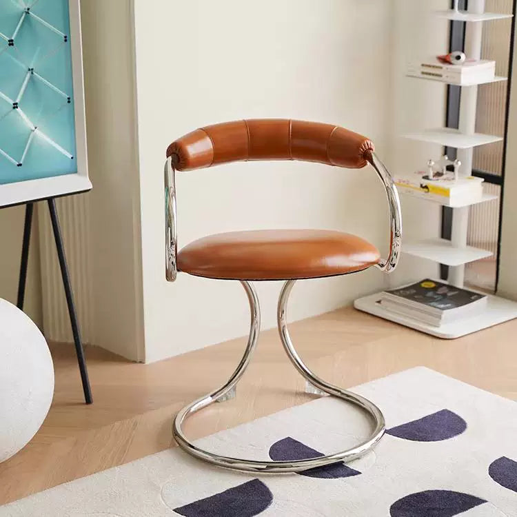 Bauhaus-Style Snake Armchair — Creative Mid-Century Design for Dining and Leisure