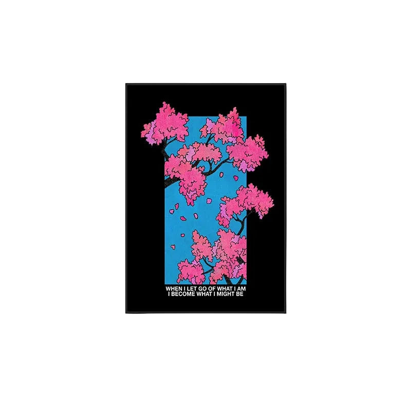 Okinawa Vintage Travel Poster – A Mid-Century Japanese Bauhaus Wall Art with Aluminum Frame