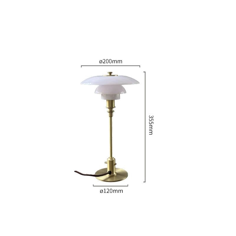 PH 3/2 Table Lamp Replica — Mid-Century Danish Elegance for the Bedroom