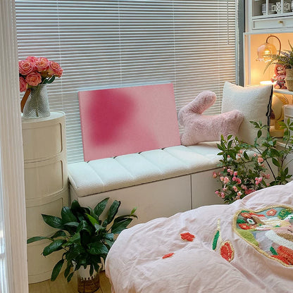 Modern Pink Series Wall Art – Elegant & Light Luxury Design for Cream-Style Spaces