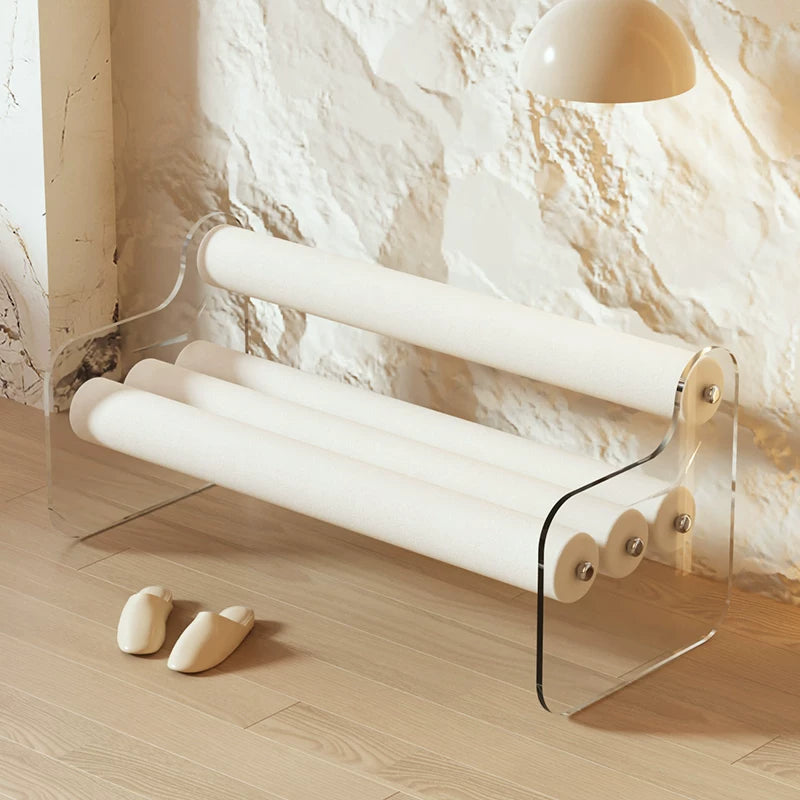 SNEED Eklektische Acrylbank – Sitzmöbel im Space-Age-Design