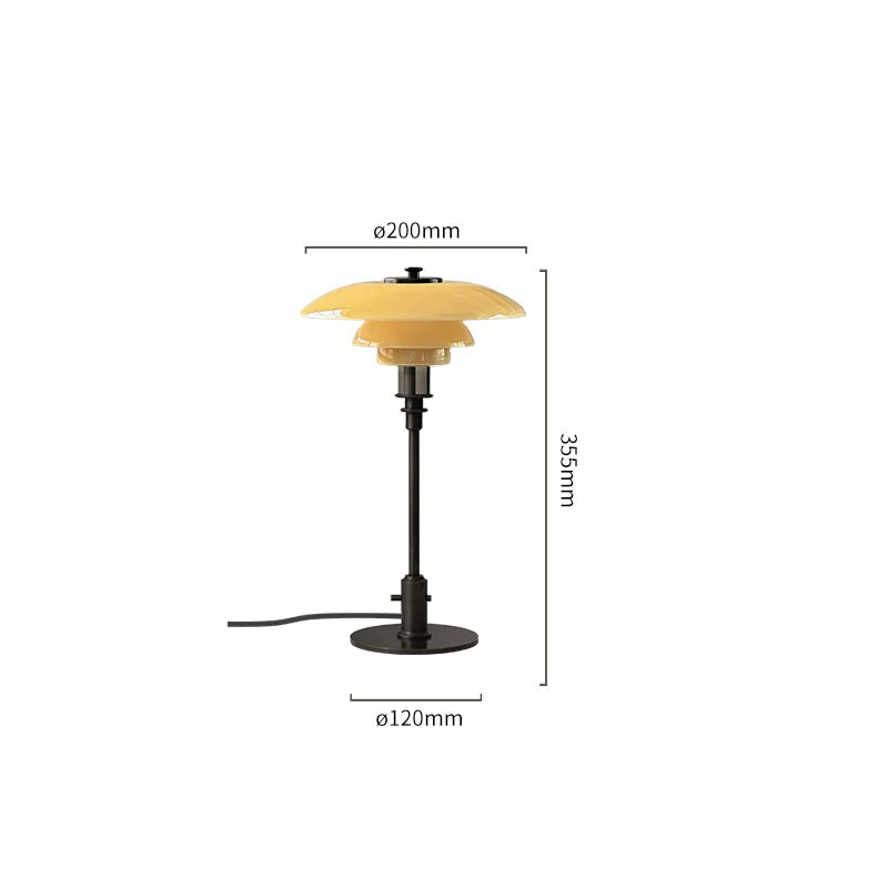 PH 3/2 Table Lamp Replica — Mid-Century Danish Elegance for the Bedroom