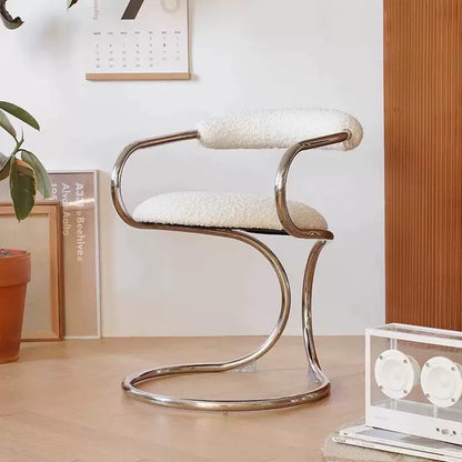 Bauhaus-Style Snake Armchair — Creative Mid-Century Design for Dining and Leisure