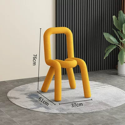 Creative Sculptural Lounge Chair — A Bold Fusion of Minimalist Art and French Elegance