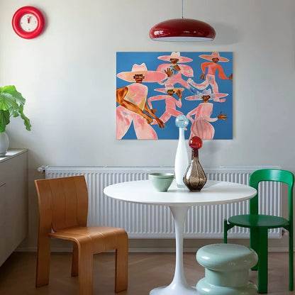 Bauhaus-Style Mid-Century Wall Art – A Sophisticated & Vibrant Statement for Modern Living