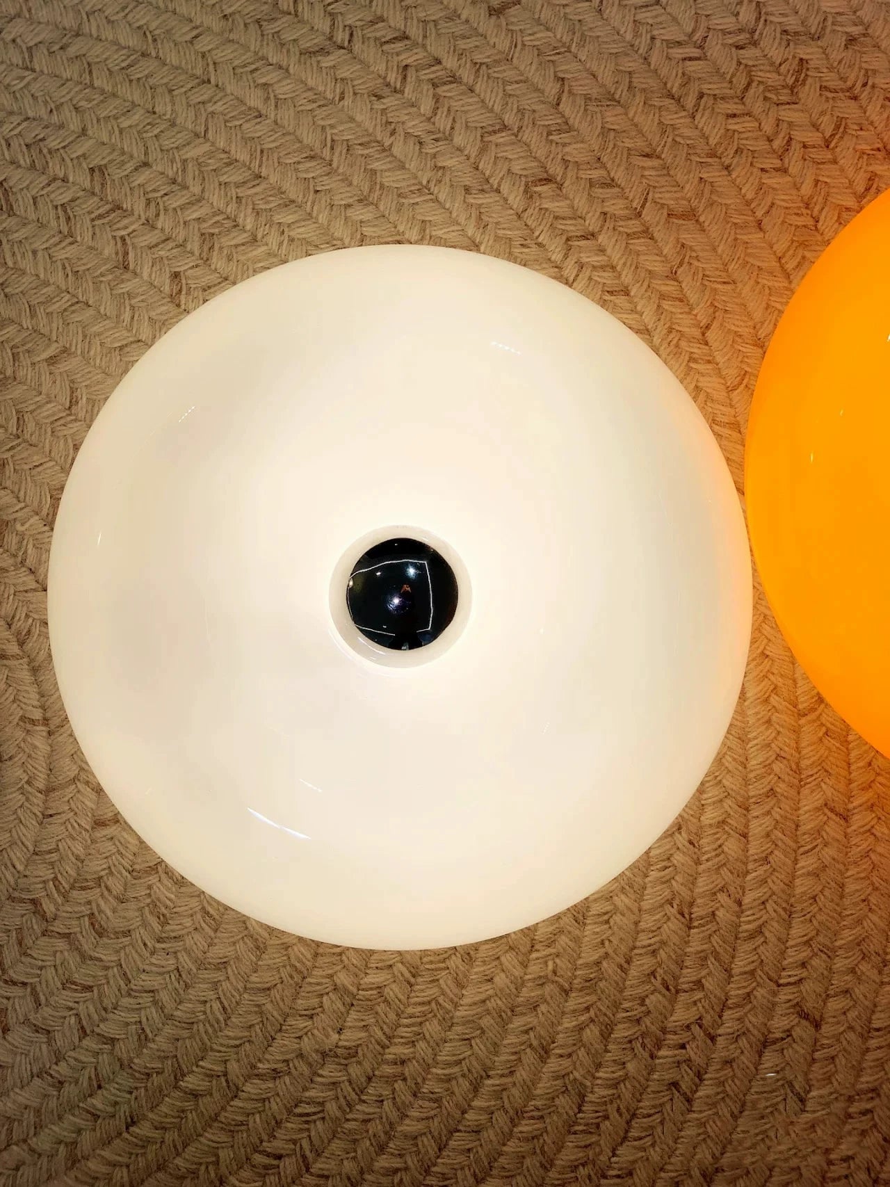 Orange Donut Wall Lamp — A Mid-Century Bauhaus Ambient Light