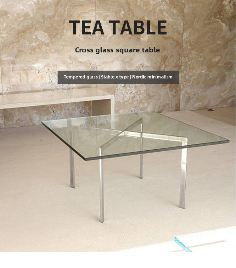 Réplica de la mesa de centro Barcelona: diseño minimalista para el salón