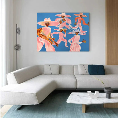 Bauhaus-Style Mid-Century Wall Art – A Sophisticated & Vibrant Statement for Modern Living