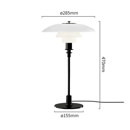 PH 3/2 Table Lamp Replica — Mid-Century Danish Elegance for the Bedroom