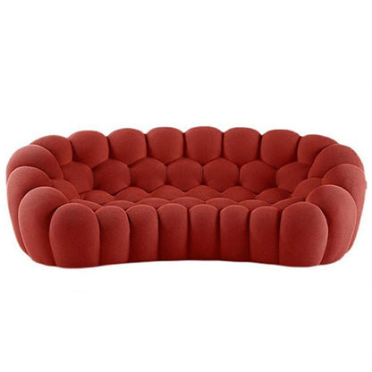 French Italian Trending Bubble Soccer Artistic Curved Elegant Sofa