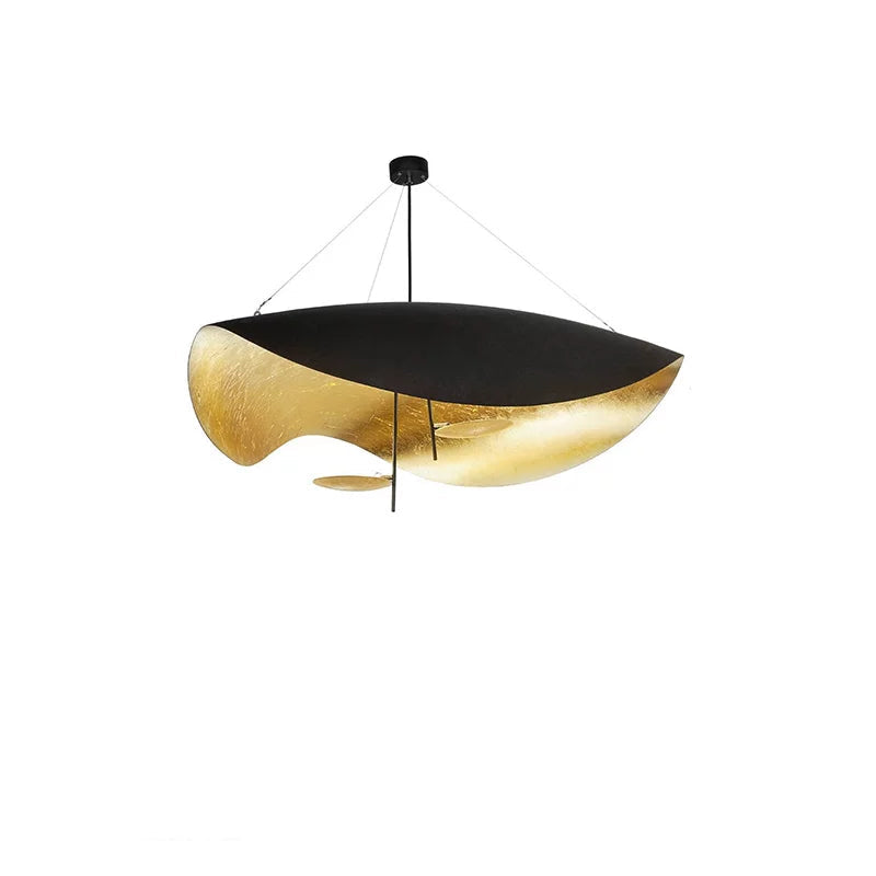 Catellani Smith Gold Leaf Pendant Replica – Modern Minimalist Luxury Lighting