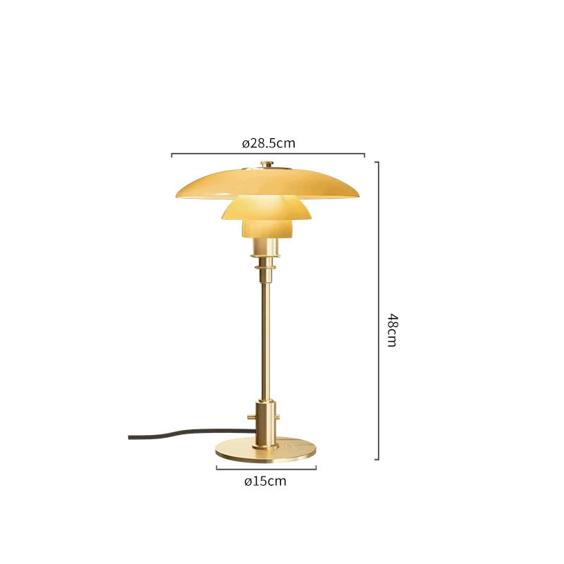 PH 3/2 Table Lamp Replica — Mid-Century Danish Elegance for the Bedroom